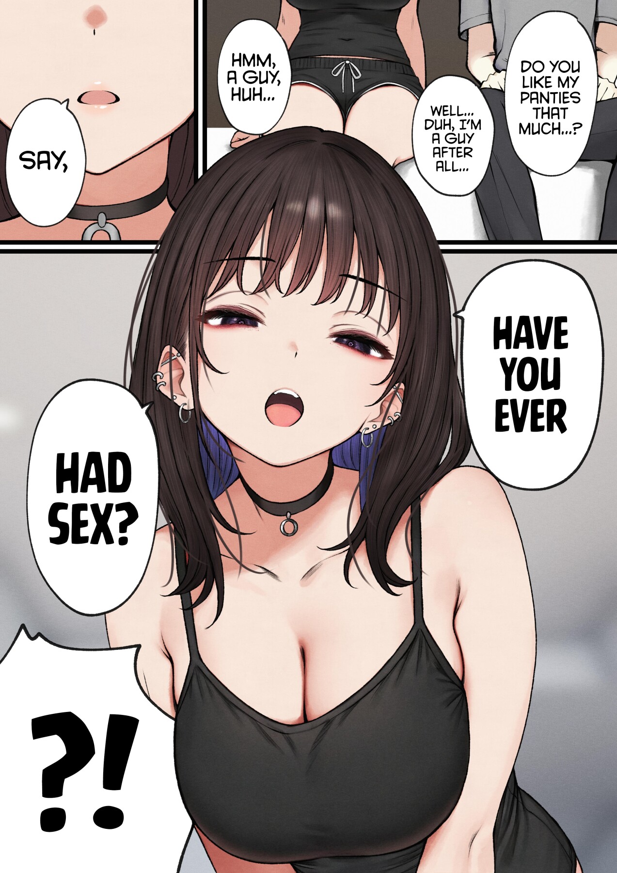 Hentai Manga Comic-The story of how my bedroom became my gyaru childhood friend's fuck-room-Read-8